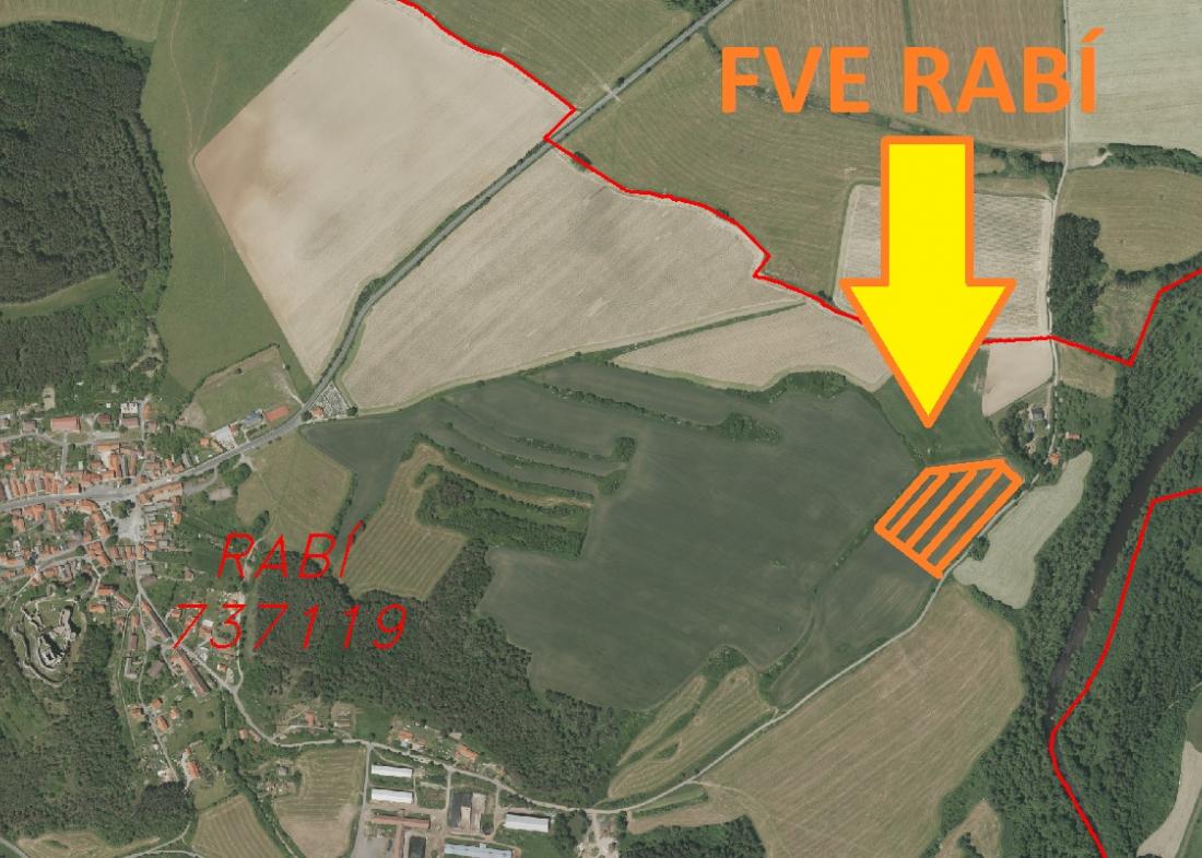 FVE Rabí? Fotovoltaika se chystá i tady