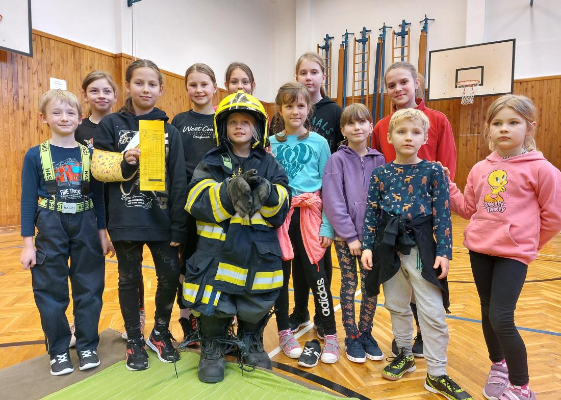 Ohlédnutí za prvním zimním setkáním dětského družstva rábských hasičů