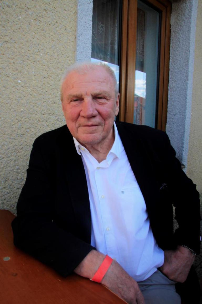 Rábský rodák Pavel Voska na třetím srazu 24. června 2023. Foto: tf