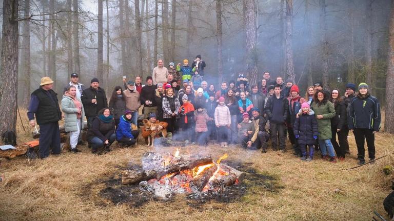 Silvestrovský vejšlap v Bojanovicích. Foto: Tereza Freidingerová