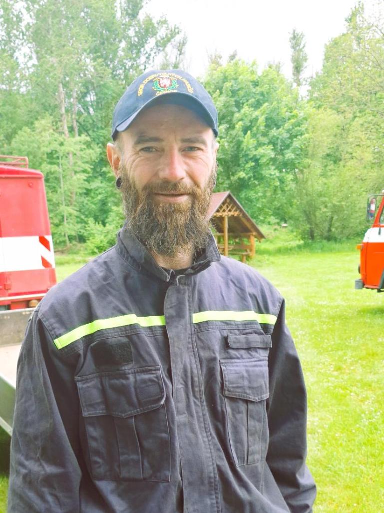 Václav Marek ml., velitel čepického družstva. Foto: tf