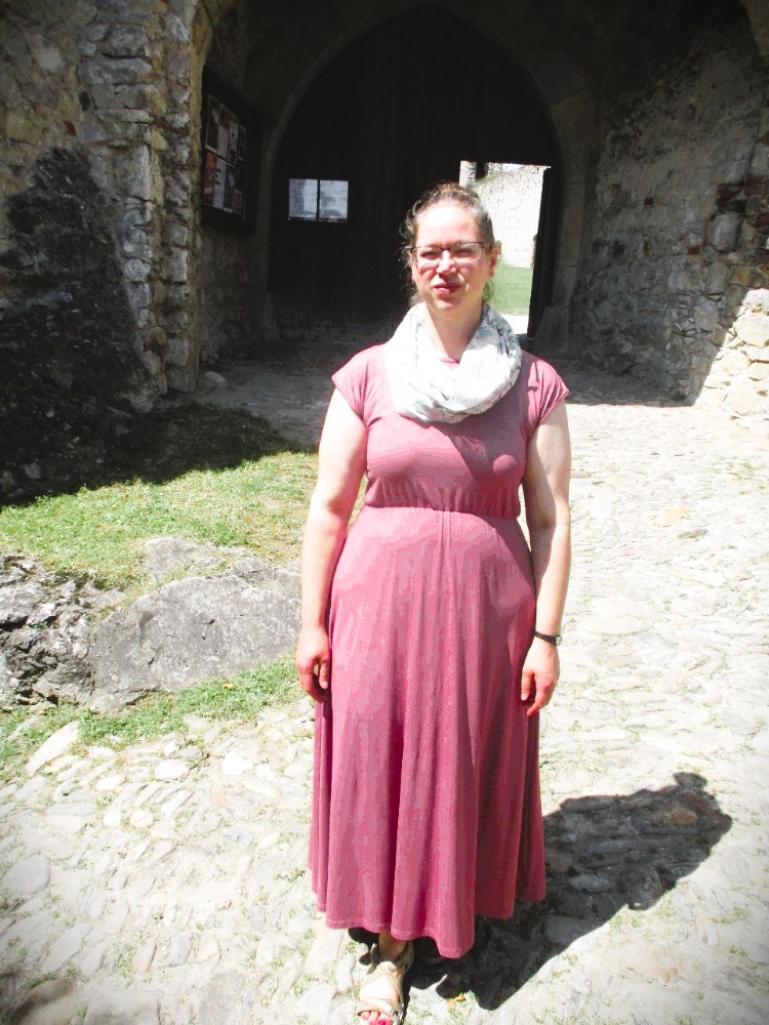 Hana Rudová - zástupkyně kastelána hradu Rabí. Foto: tf
