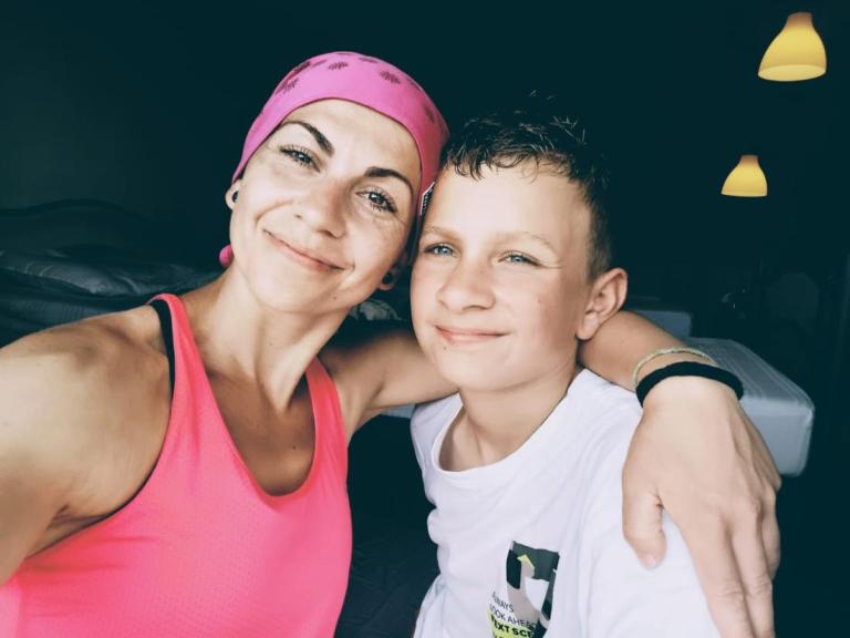 Ája a Štěpán vyrazili na 190 km dlouhou pouť v pondělí 24. června 2024. Foto: Alena Kraucherová