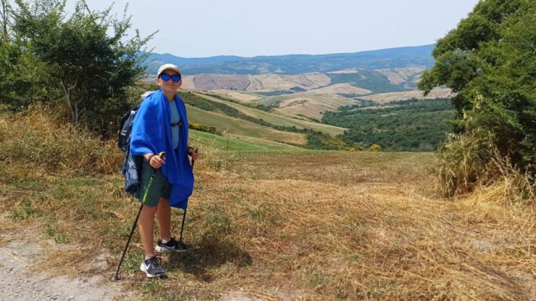 V průměru Ája se Štěpánem ušli 25 km denně. Foto: Alena Kraucherová