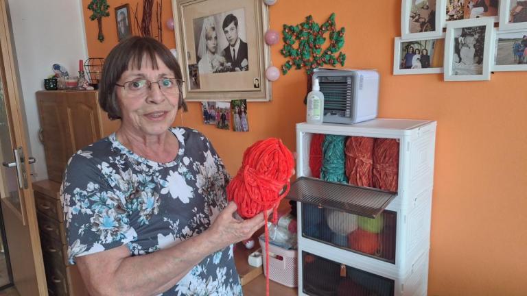Růžena Nyergesová háčkuje od základní školy. Foto: tf