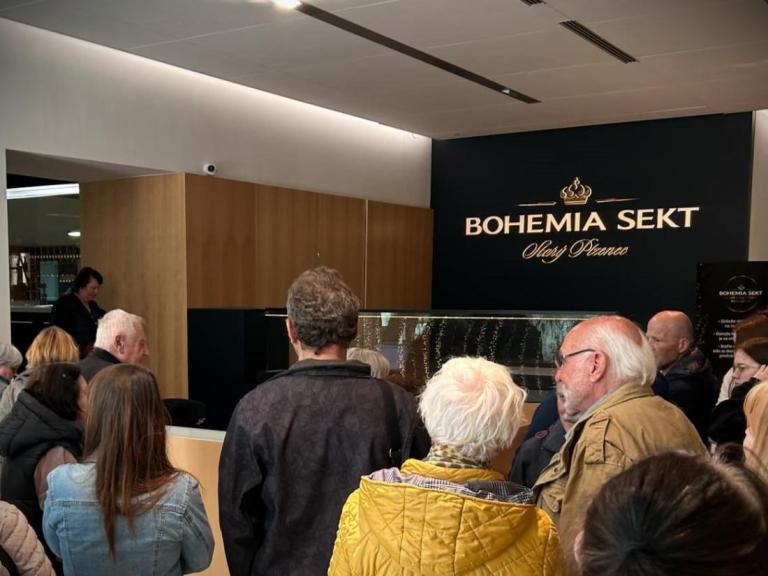 Exkurze do závodu Bohemia Sekt ve Starém Plzenci. Foto: Miroslav Kraucher