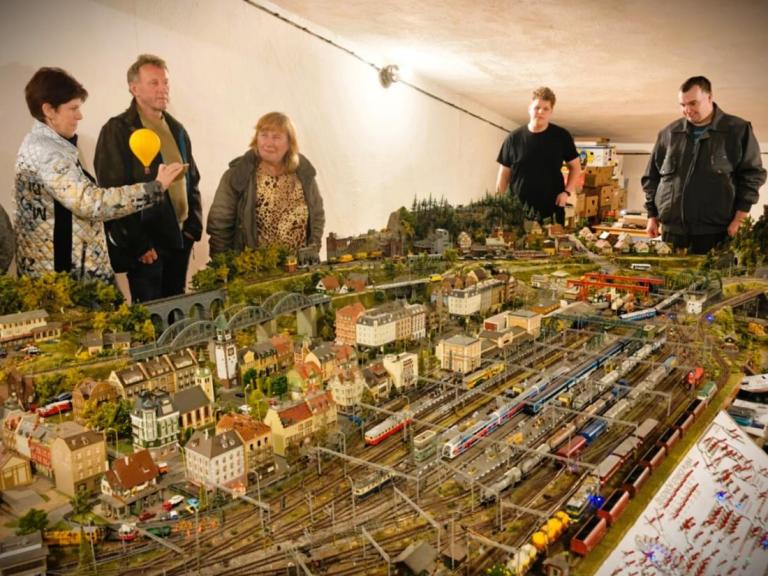 Expozice modelů vlaků v Nepomuku. Foto: Jan Decklerk